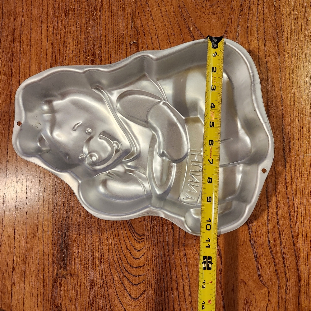 1995 Winnie the Pooh Wilton Cake Pan Vintage Pooh Bear Birthday Cake Pan Disney - Picture 15 of 16